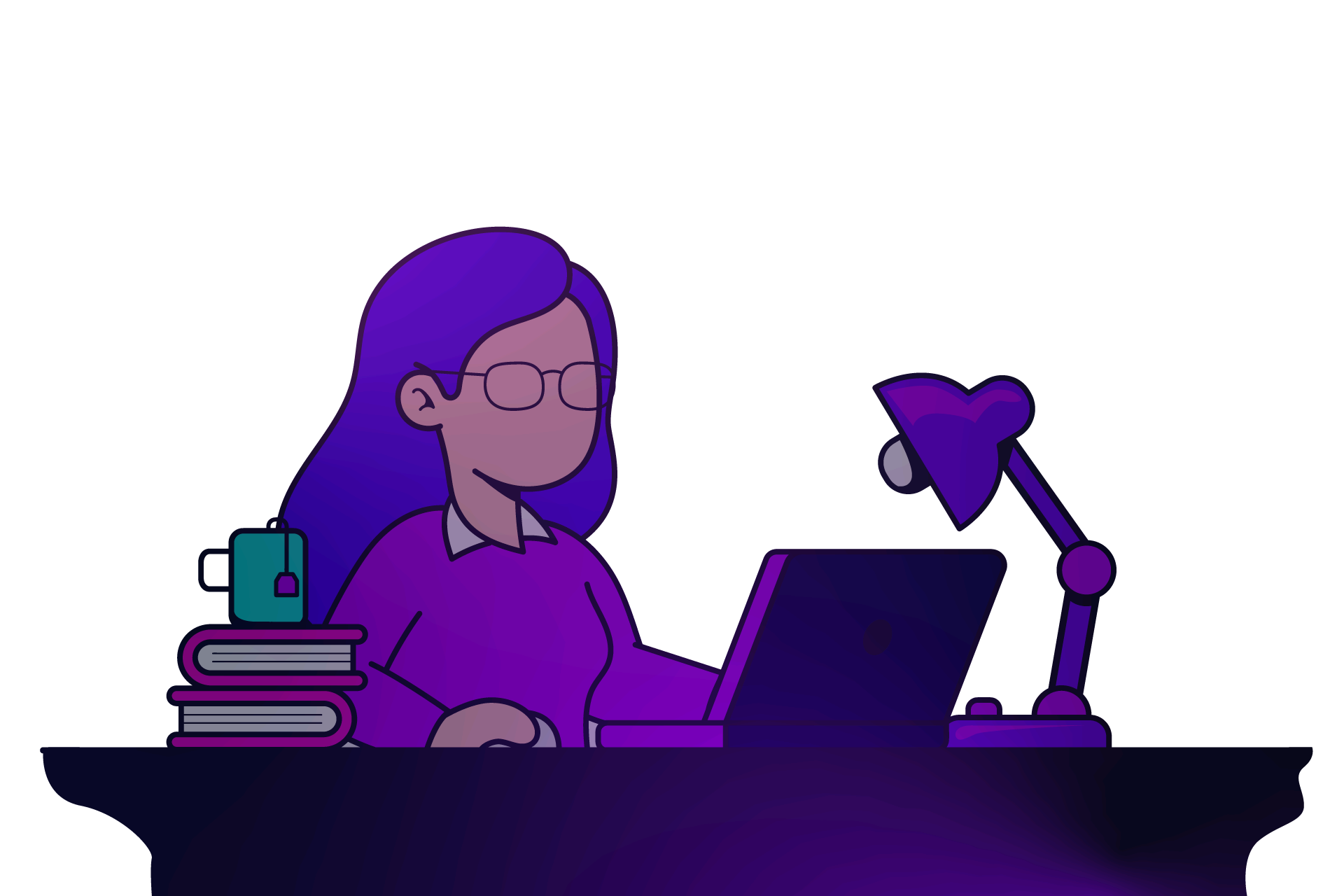 girl Working